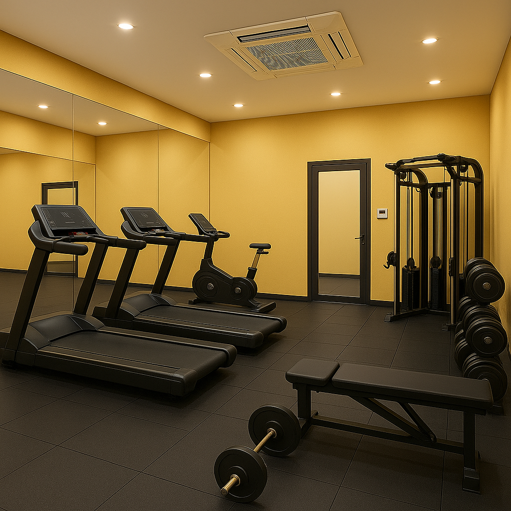 Studio Inn spor salonu render görseli